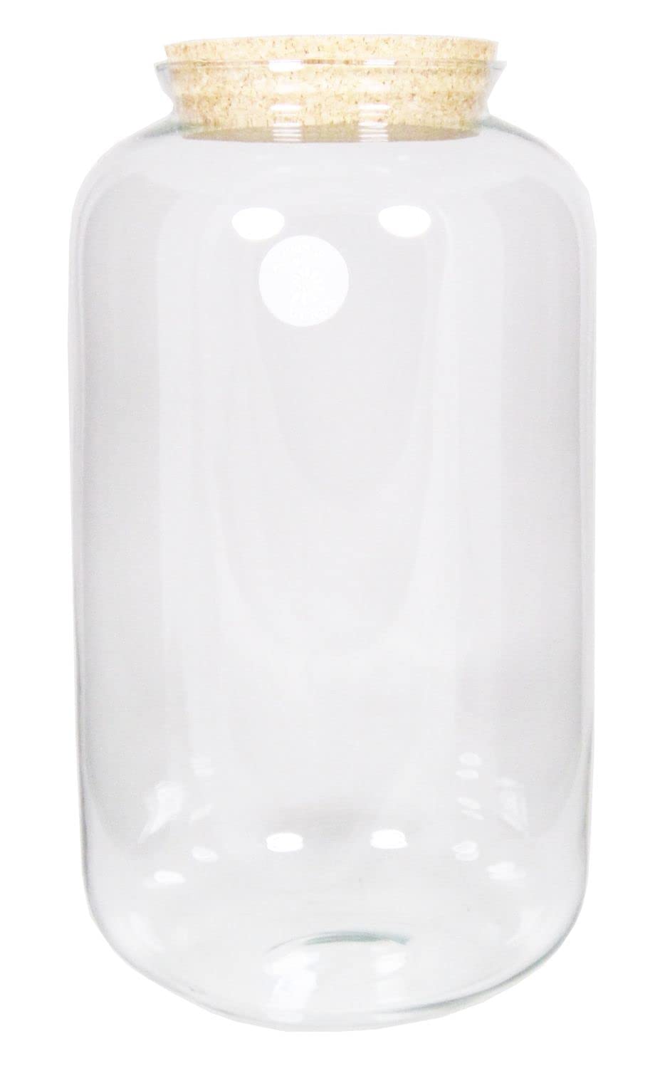Barattolo vetro con coperchio in sughero 5x4.5cm