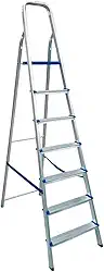 Escada Aluminio Domestica 7 Degraus - Real