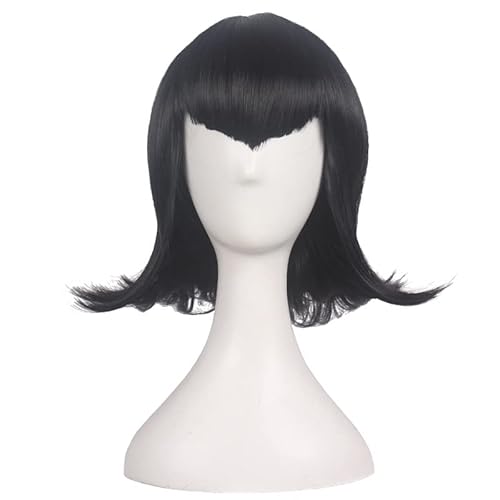 Hotel Transylvania 2 Mavis cosplay wig women Mavis black hair wig costume with free hair cap