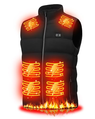 YZZJRNMM Gilet riscaldato per uomo e donna: gilet riscaldato leggero