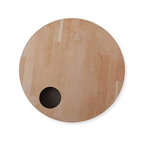 Necoichi Cozy Cat Scratcher Bowl, 100% Recycled Paper, Chemical-Free Materials (Bowl (Oak), Regular) #TOP6