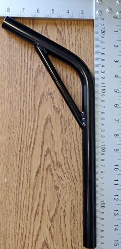 Black Steel Bike Seatpost Pilar 22.2 x 400mm with Support Bicycle Seat Post