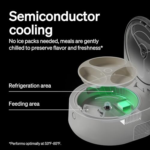 Image of PETLIBRO Automatic Cat Feeder Wet Food Refrigerated New Upgraded APP Control,3 Days Freshness 3 Meals,Semiconductor Cooling&Quick Chills Wet Food Dispenser,Polar WiFi Timed Auto Pet Feeder for Cat Dog