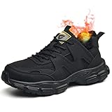 Winter Steel Toe Shoes for Women Waterproof Warm Fur Lined Safety Shoes Puncture Proof Industrial Construction Work Shoe Breathable Lightweight Steel Toe Sneakers