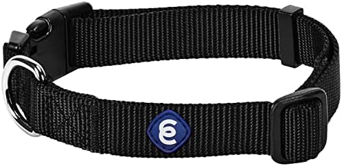 Blueberry Pet Essentials 21 Colors Classic Dog Collar, Black, Large, Neck 18"-26", Collars for Dogs