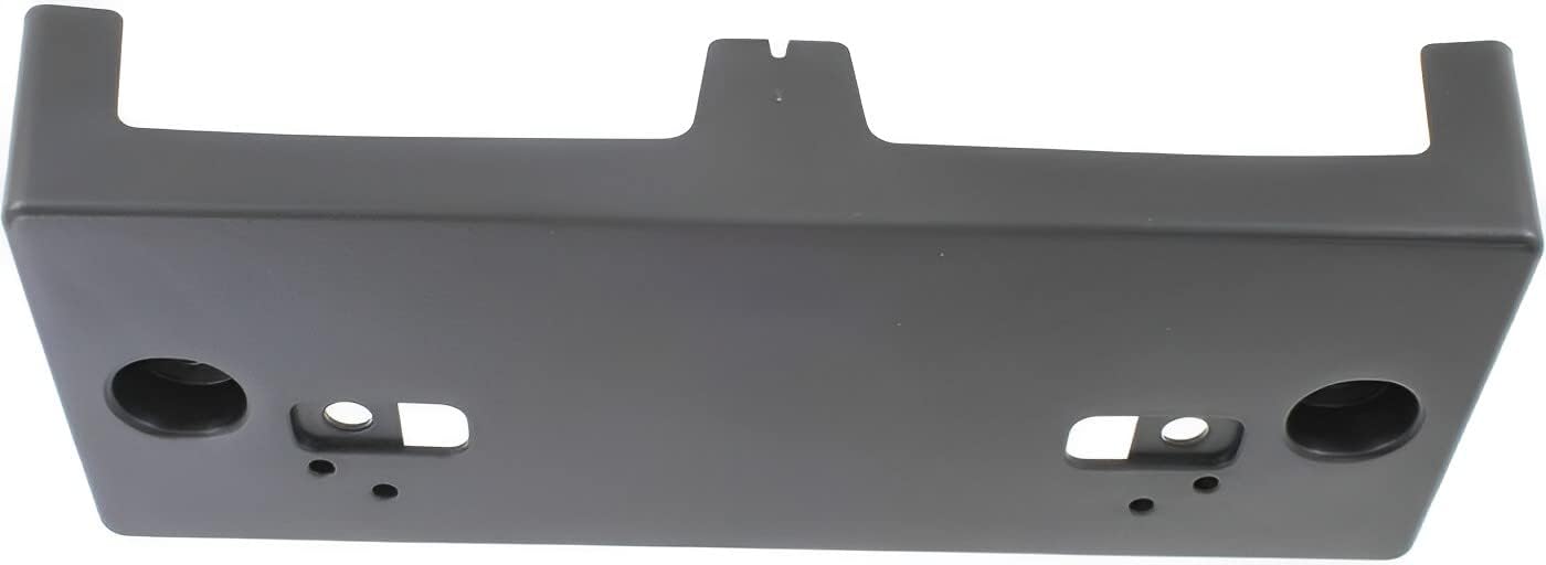 I-Match Auto Parts Front License Plate Bracket Tag Holder Black Textured for 2010 2011 2012 Nissan Altima and 2010 2011 Hybrid 96210ZX01A NI1068119