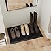 Ottomanson Rubber Doormat, 16"X32", Black