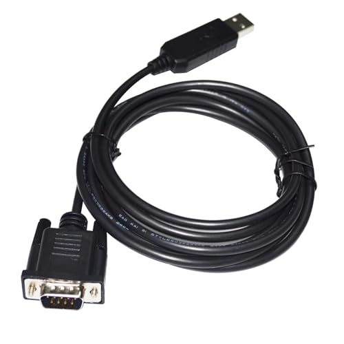 BIVOO USB RS232 na DB9 D-SUB 9-pinowy adapter wtykowy, szeregowy kabel komunikacyjny (1,8 m)