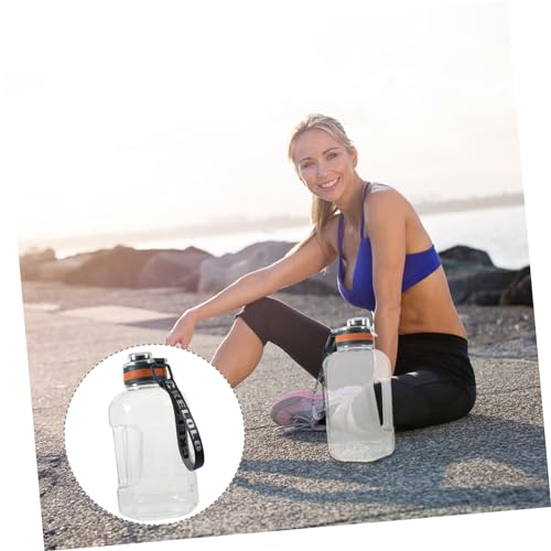 Jarra de agua portátil de plástico transparente que elimina fugas en mochila 4