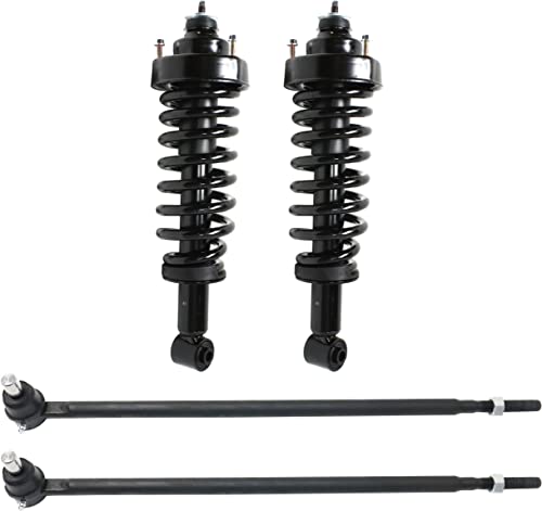 Garage-Pro Rear Suspension Kit Compatible with 2002-2005 Ford Explorer Set of 4 Passenger and Driver Side 4-pc Kit Includes Shock Absorber and Strut Assembly and Tie Rod End
