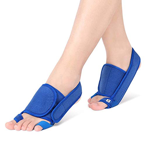 Bunion Corrector with Gel Arch Support, Three-Dimensional Pressure Orthopedic Bunion Splint Brace Big Toe Straightener and Small Toe Correction Strap for Hallux Valgus and Flat Foot Pain Relief