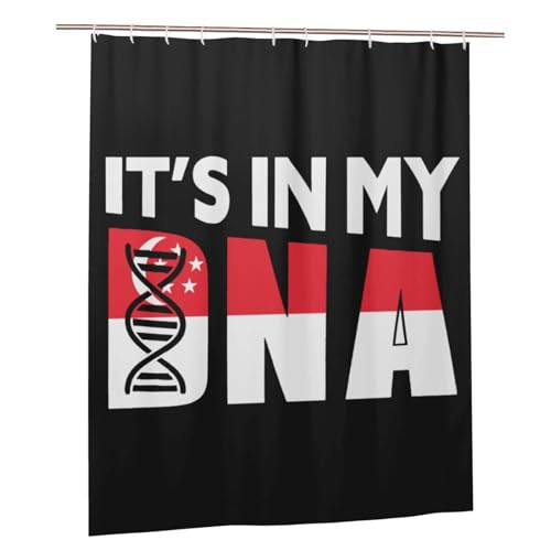 It's in My DNA Singaporean Singapore Flag Waterproof Fabric