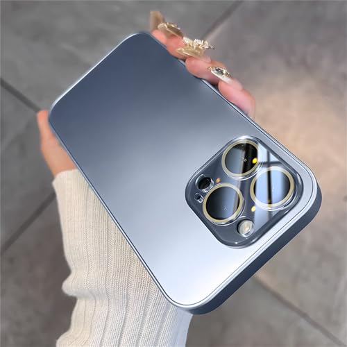 Coque iPhone 13 Pro bleu marine Coque d'armure givrée antichoc