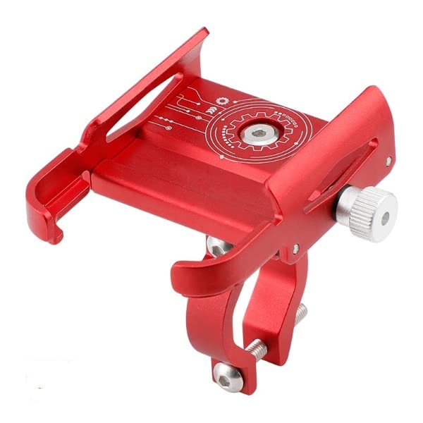 SHIVEXIM Aluminum Alloy Mobile Phone Holder for Bike Bicycle MTB Handlebar Mount Holder Bike Mobile Holder (Red) (B0BRFHLND9) Amazon Price History, Amazon Price Tracker