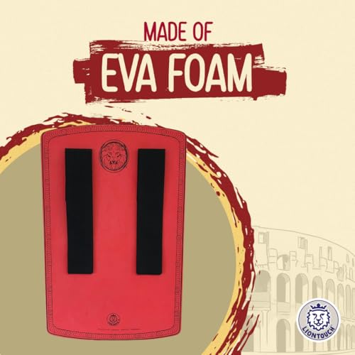 Liontouch - Roman Legionary Scutum Shield - Age 3+ | Historical Foam Toy for Children’s Pretend Play As A Soldier in Ancient Rome | Safe & Durable Accessory for Boy’s Dress Up & Gladiator Costumes