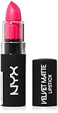 NYX Professional Makeup Velvet Matte Lipstick, Miami Nights, 0.14 Ounce