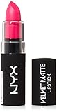 NYX PROFESSIONAL MAKEUP Velvet Matte Lipstick, Miami Nights, 0.14 Ounce