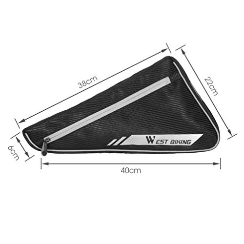 BESPORTBLE Da Frente da Bicicleta Bolsa de Equitação Feixe Feixe Triângulo Saco de Bicicleta Da Bici