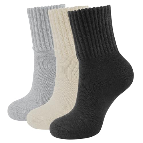 Closemate Women's Winter Boot Socks - 3 Pairs, Thick and Warm Gift