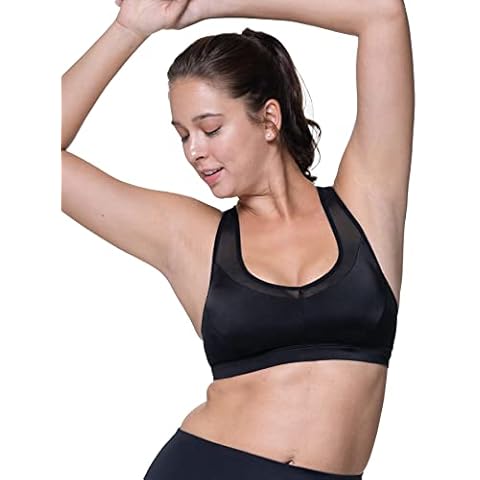DORINA Women MADEIRA All Removable Pads Wireless Full Cup Sports Bra - D001501 - BLACK - L Cover