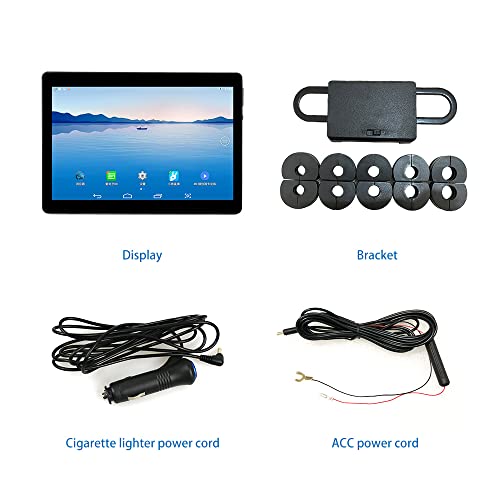 10.1 Inch 4G+32G One Android Headrest Video Players With Wifi 5Ghz,Sync Screen Tablets Phone Mirror Car Back Seat Tv Monitors, Ips Touch Screen Play Movies #TOP6