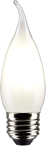 Miniatura 2 de Satco S21311/06 - Bombillas LED E26 de 3 W, 2700 K, clasificación de 15000 horas, regulables, paquete de 6