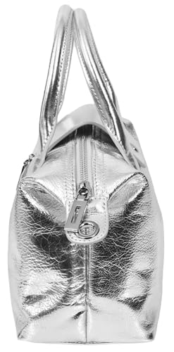 Sac à main en cuir véritable pour femme style Quinn avec poignée élégante coloris noir - 4