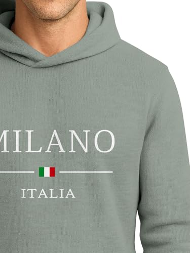 Image of BULLMER Trendy Cotton Blend Sweatshirt for Men | Stylish Full Sleeve Mens Sweatshirts & Hoodies for Winter Wear