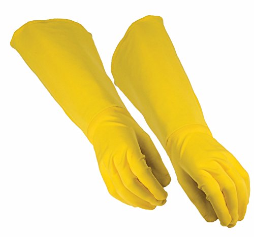 Preisvergleich Produktbild Superhero Yellow Gauntlet Costume Gloves Adult