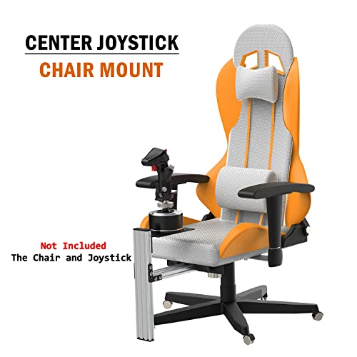 Fosiya SIM Fighting Joystick Center Chair Mount Flight Stick Chair Mount Use for T-Flight Hotas 4 & Warthog Flight Stick & T16000M FCS & TCA Sidestick Airbus Edition & VKB Gunfighyrt pro MK 3 Stick - Image 4