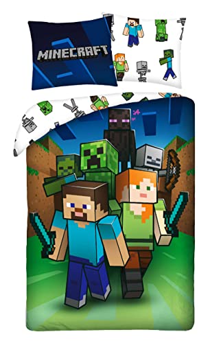 Halantex Juego de Funda nórdica de 140 x 200 cm y Funda de Almohada de 70 x 90 cm
