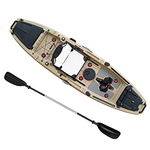 サンパーシー ペダル式カヤック 最大積載量約130kg 一体型 カヌー 海 ペダル 釣り フィッシング [並行輸入品] 1枚目