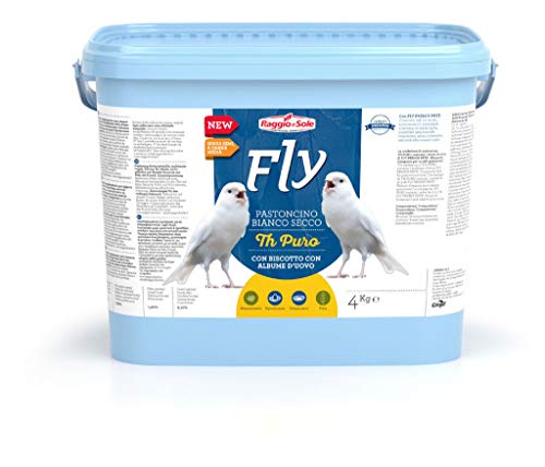 TH Puro della linea Fly Paté di Raggio di Sole è un pastoncino schietto e genuino ideale per l'allevamento dei canarini lipocromici (bianco, mosaico, brinato,