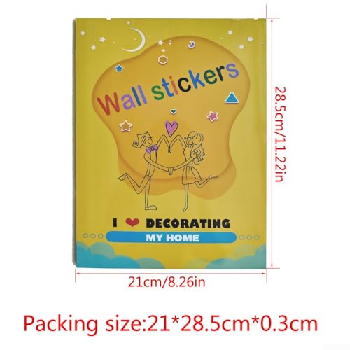 Stickers de pared planeta espacio sol 20x28cm pack 5 miniatura 5