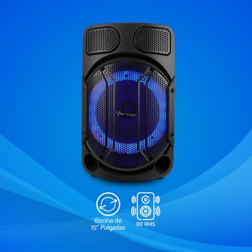 Bocinas, Electronics bafles 15 pulgadas Marca Vorago (3)