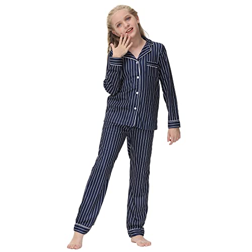 Verve Jelly Kinder-Pyjamas für Mädchen Pyjama-Set mit Taschen...