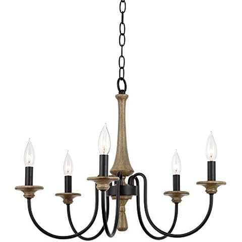 Kira Home Sherbrooke 24" 5-Light French Country Chandelier Cover