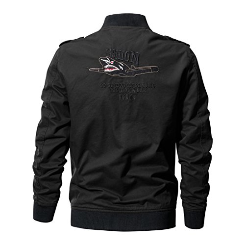 Minishion Men's Long Sleeve Zip USA Flag Spring Autumn Fashion Outdoor Lightweight Jacket3