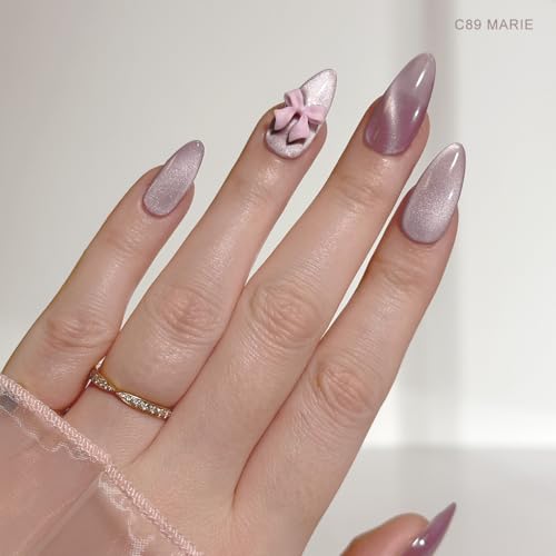 Esmaltes gel magnético Coquette Silk cat eye 6 colores 15ml miniatura 5
