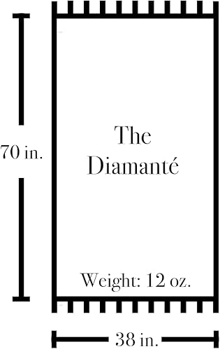 Miniatura 7 de Teema Toalla de playa turca grande  100% algodón turco  Sin arena  Secado rápido  Versátil y multiusos  El Diamanté (azul)