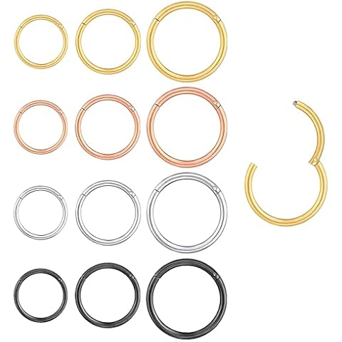 Anneaux de piercing de nez NTGRTY Cover