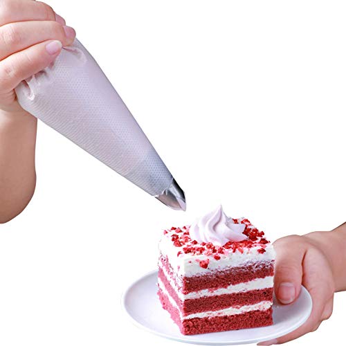 100pcs/pack, Disposable Pastry bags, Piping bags for Icing and Frosting, Cake bags for Cookie and Cake Decoration, Gexolenu