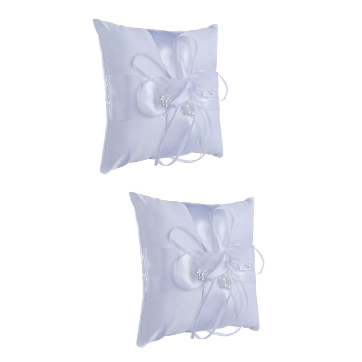 Almohadas para bodas de flores PRETYZOOM con acabados satinados de alta costura nupcial