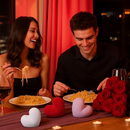 60% Off Thyle Velvet Flocked Heart Decor for Valentine's Day