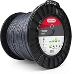 Oregon Serrated 4mm Strimmer Line, Tackles Thick Grass, Weeds, Tough Vegetation & Brambles, Professional Heavy Duty Durable Strimmer Wire, Fits Most Standard Models, 4.0 mm x 110 m (111091E)