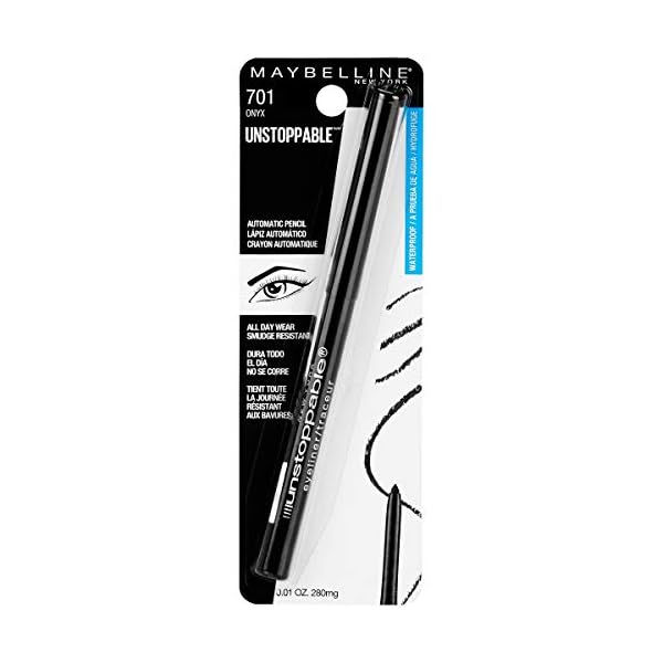 Maybelline-Unstoppable-Eyeliner-Onyx-001-oz Maybelline Unstoppable Waterproof Mechanical Black Eyeliner, Onyx, 1 Count