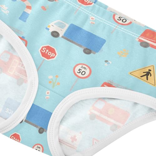GuoChe Cotton Briefs Breathable Triangle Panties Organic Underwear for Kids in Sizes 2T,3T, 4T, 5T, 6Y and 8Y4
