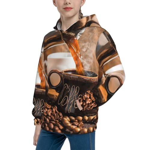 Geometric Optical Small Squares Kid Hoodies Boys Sweatshirts Girls Pullover with Pocket2