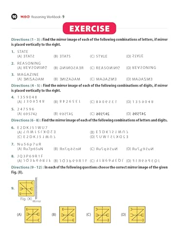 Image of MTG Class 9 Reasoning Workbook For All Olympiad & Talent Search Exam 2026-27 - Enhances Lateral Thinking & Analytical Skills