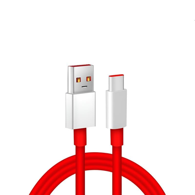 Image of The Black Store Original 30 Watt Warp fast Speed Cable Compatible With Oneplus Nord CE 5G| Nord| 7| 7T| 7 Pro| 7T Pro| 6T BH UY183